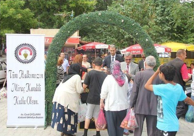 Başkan Çağlaya’dan Kandil Simidi