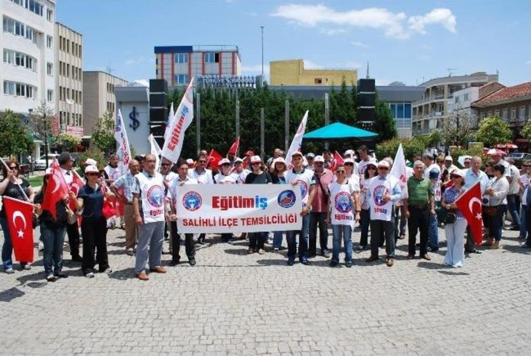 Salihli&rsquo;de Protesto G&ouml;sterileri Devam Ediyor