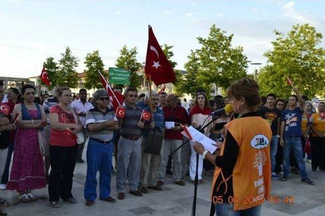 Dünya Çevre Günü, Urla’da Taksim’e Destek Olarak Kutlandı