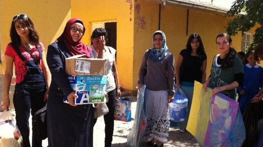 &Ouml;ğrencilerden Anlamlı Bağış