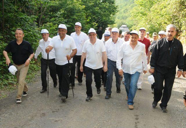 Ordu Protokolünden Çevre Yürüyüşü