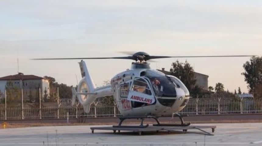 Helikopter Ambulansla 582 Acil Hasta Nakledildi