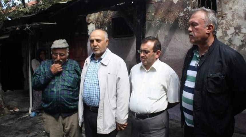 Evi Yanan Aileye Tokat Belediyesi&rsquo;nden Destek