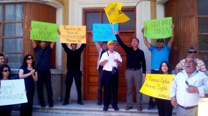 Vize Eğitimsen &Uuml;yeleri, Gezi Parkı Ve 657 Sayılı D.m.k. İ&ccedil;in Y&uuml;r&uuml;d&uuml;ler