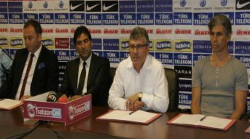 Trabzonspor'da, Yeni Teknik Kadro Ile S&ouml;zleşme Imzalandı