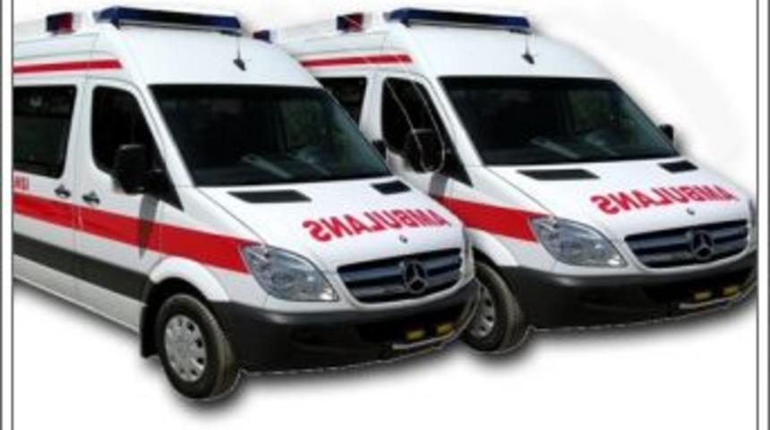 İl &ouml;zel idareden sağlığa 2 ambulans desteği