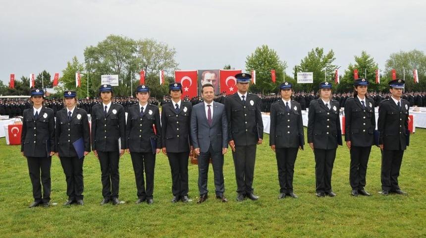 Samsun'da 536 Polis Adayı Mezuniyet Coşkusu Yaşadı