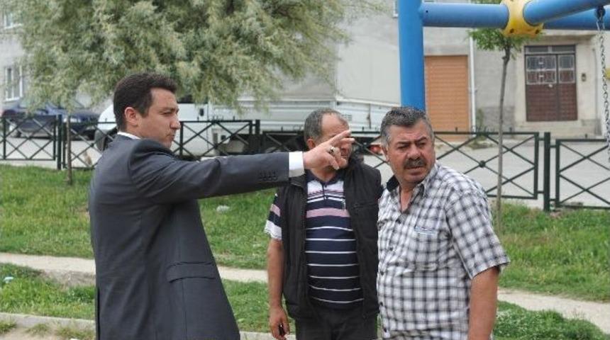 Boz&uuml;y&uuml;k'te Yeşil Alan &Ccedil;alışmaları