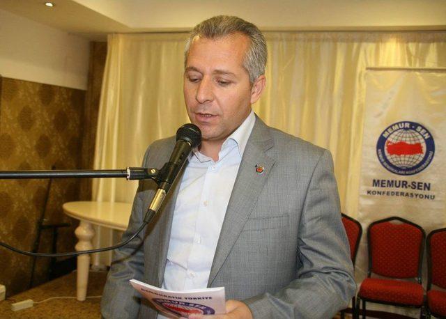 Memur-Sen: Türkiye yi Karıştırmak Isteyenlerin Oyununa Gelinmemeli 1