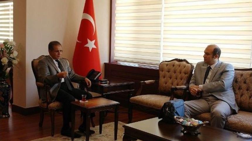 Tapu Kadastro Ve Maliye Denet&ccedil;ilerinden Vali Tapsız&rsquo;a Ziyaret