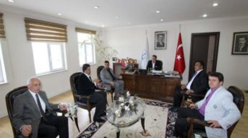 Taş Mağazalar Esnafı Derneği&rsquo;nden Aziziye Belediye Başkanı Cengiz&rsquo;e Ziyaret