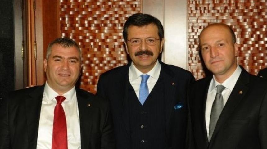 Boz&uuml;y&uuml;k Tso'dan Tobb Başkanı Hisarcıklıoğlu'na Ziyaret