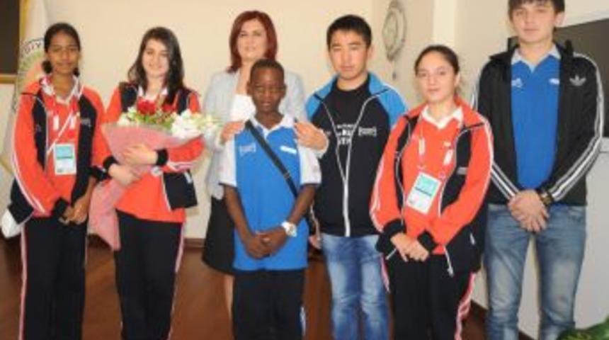 T&uuml;rk&ccedil;e Olimpiyatları Komitesinden &Ccedil;er&ccedil;ioğlu'na ziyaret