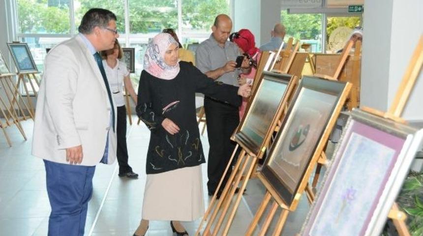"izmir&rsquo;den Manisa&rsquo;ya Minyat&uuml;r Ve Ebru R&uuml;zgarları" Sergisi A&ccedil;ıldı