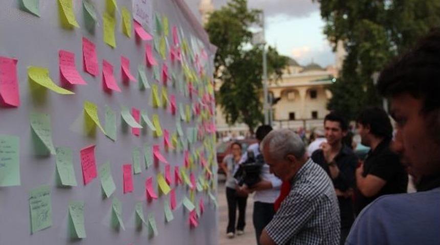 Denizli&rsquo;de Gezi Parkı Eyleminde Renkli G&ouml;r&uuml;nt&uuml;ler