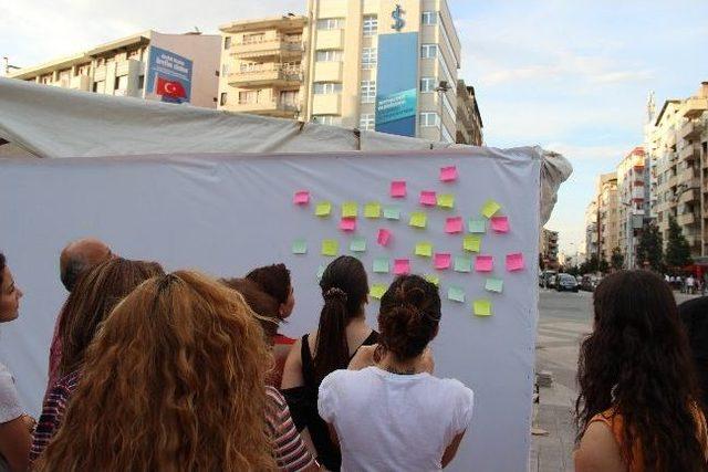 Denizli’de Gezi Parkı Eyleminde Renkli Görüntüler