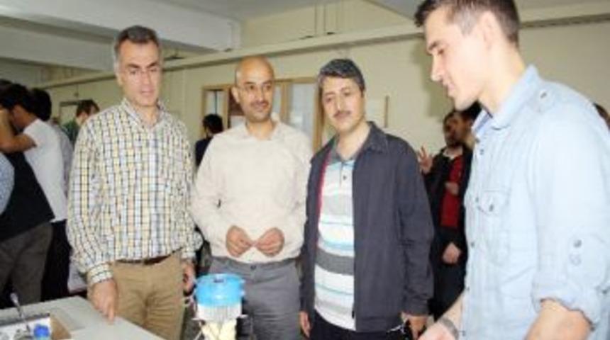 M&uuml;hendis Adayları, &Uuml;rettikleri Deney D&uuml;zeneklerini Tanıtıyor
