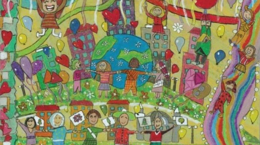 &Ccedil;ocuklar Hayallerindeki &Ccedil;evreyi &Ccedil;izdi