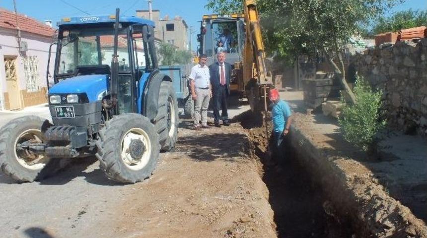 Yatağan'da Alt Yapı &Ccedil;alışmaları