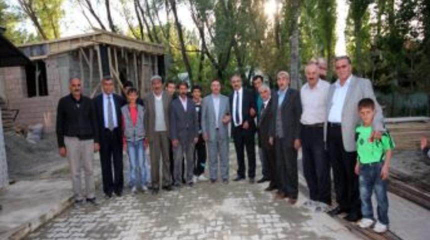 Başkan Arslan, 14. Okuma Evinin Inşaatını Inceledi