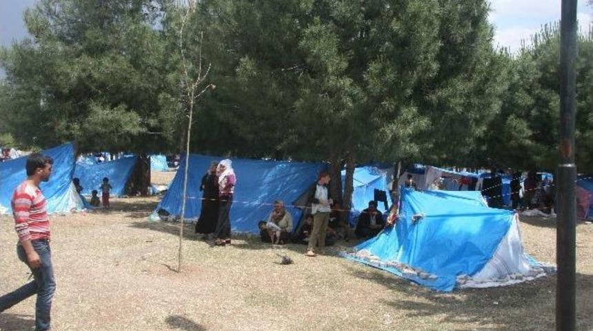Parklarda Kalan Suriyeliler'in &Ccedil;adır Kentlere G&ouml;nderilmesi İsteniyor
