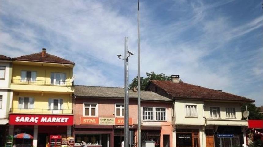 Kozcağız&rsquo;a Mobese Kameraları Takılıyor