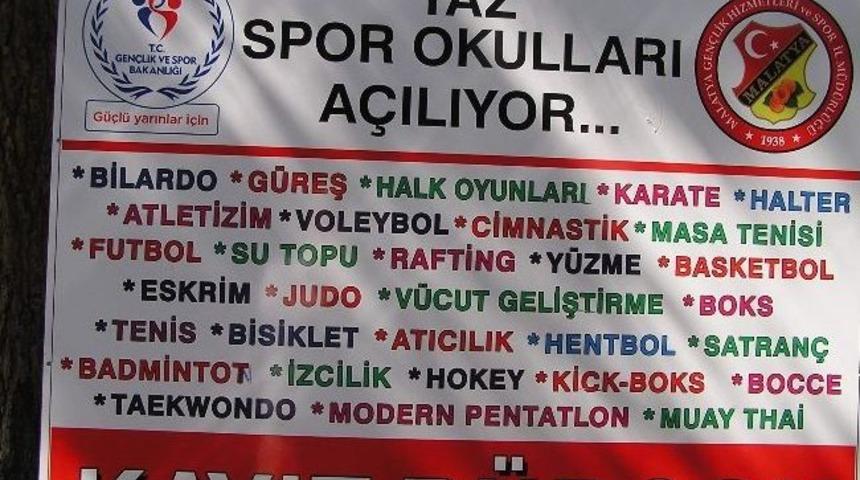 Yaz Spor Okullarına İlgi