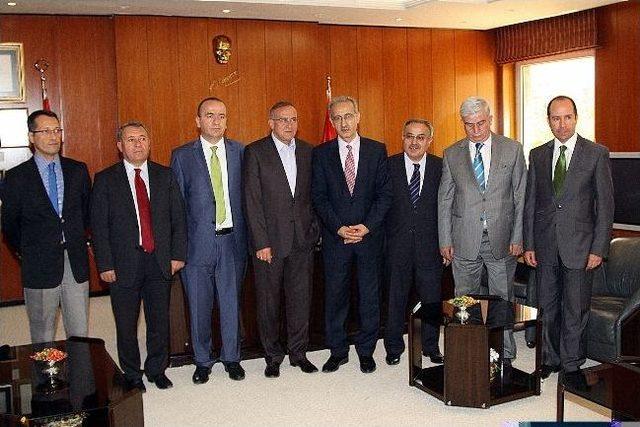 Rekabet Kurulu Başkan G&uuml;zelbey&rsquo;i Ziyaret Etti 2