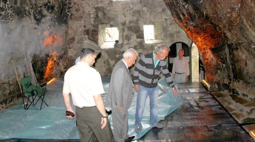 Giresun'da Tarihi Kaya Kilise G&uuml;n Y&uuml;z&uuml;ne &Ccedil;ıkarıldı