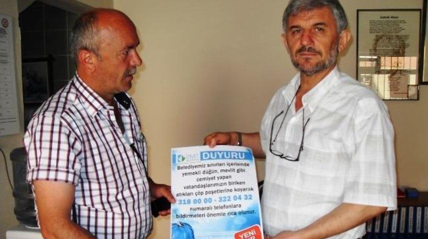 Belediyeden Cemiyetlerdeki Yemek Atıkları İ&ccedil;in Tedbir
