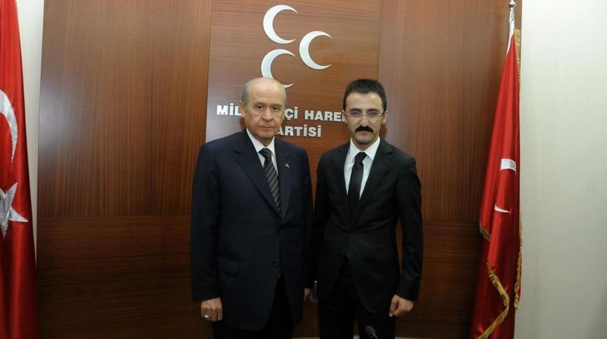 Devlet Bah&ccedil;eli, &Uuml;lk&uuml;c&uuml; Iş&ccedil;ilerle G&ouml;r&uuml;şt&uuml;