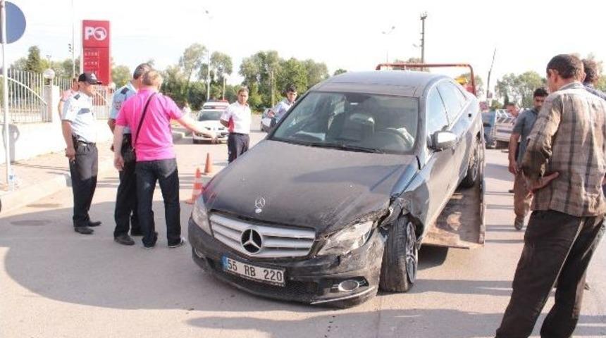 &Ccedil;arşamba&rsquo;da Kaza: 1 Yaralı