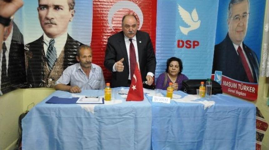 Dsp Genel Başkanı T&uuml;rker Kırıkkale&rsquo;de