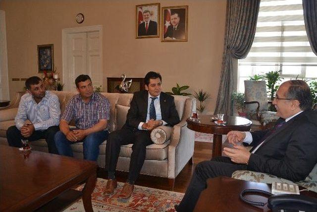 Kiraz Üreticileri Birliği’nden Vali Savaş’a Ziyaret 2