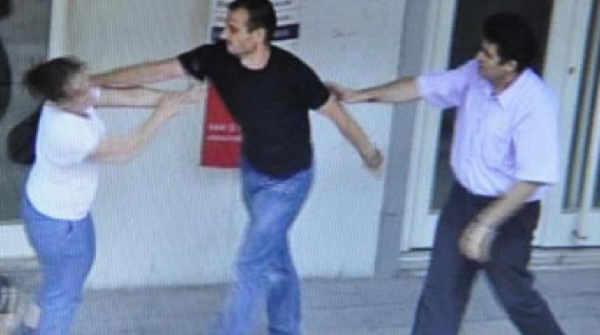 Boşandığı eşe meydan dayağı