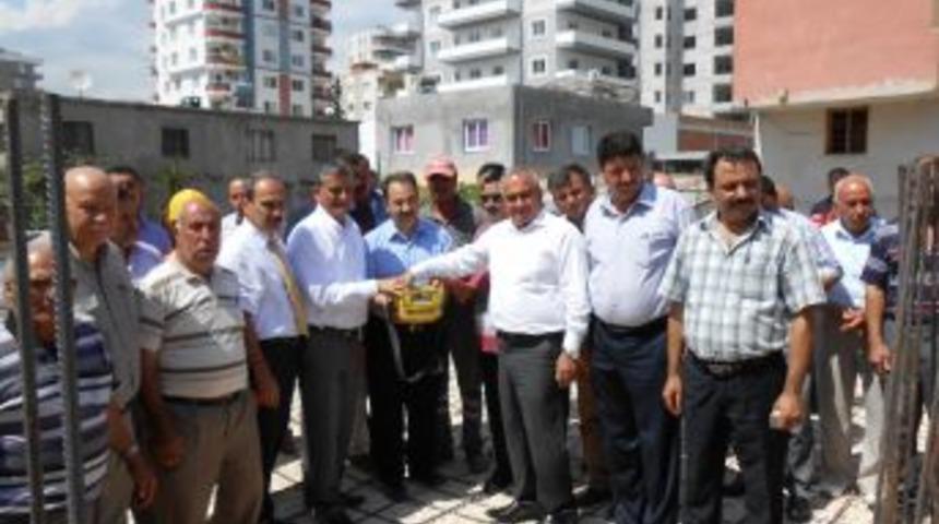 Erdemli M&uuml;ft&uuml;l&uuml;ğ&uuml; &Ccedil;ok Ama&ccedil;lı Hizmet Binasının Temeli Dualarla Atıldı