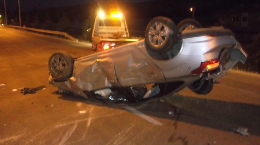 Ke&ccedil;iborlu'da Trafik Kazası: 1 Ağır Yaralı