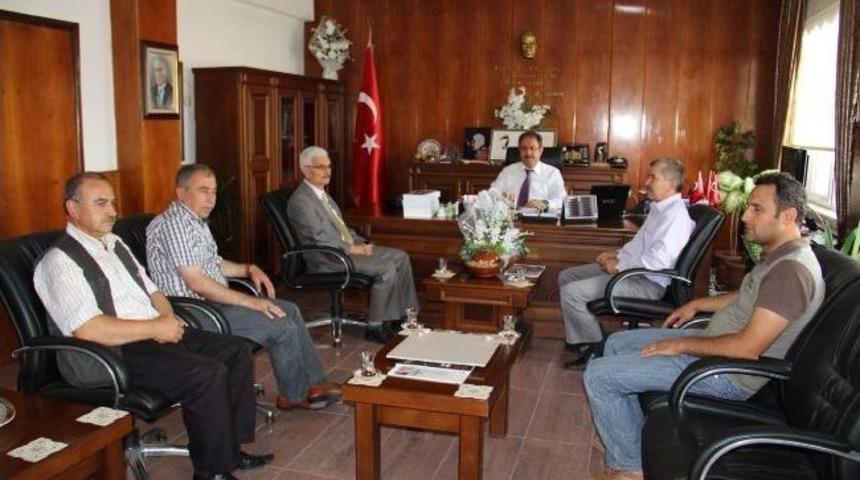 Dp &Ccedil;an İl&ccedil;e Teşkilatından Kaymakam Tat&rsquo;a Ziyaret