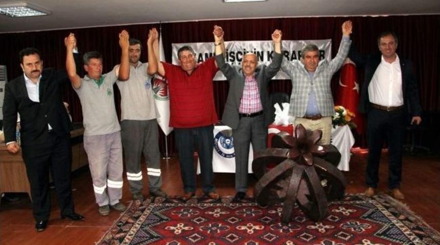 Başkan Tursun Halk İş Sendikası İle İşçi Sözleşmesi İmzaladı