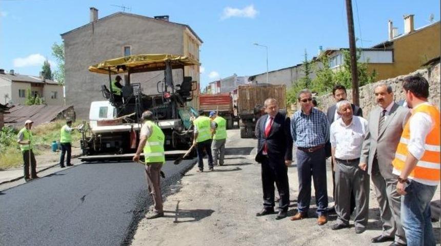 Sivas Belediyesi Asfalt &Ccedil;alışmalarına Hız Verdi