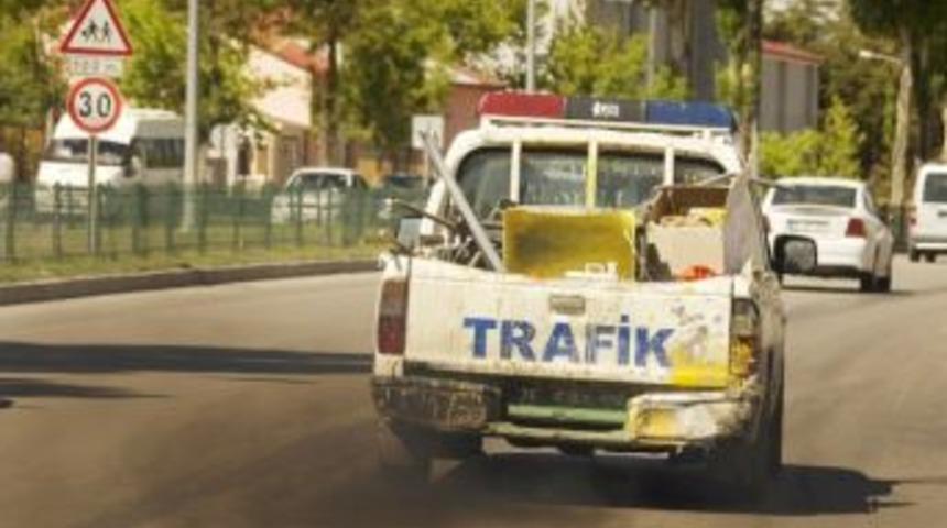 Trafik Aracı B&ouml;yle Olursa!