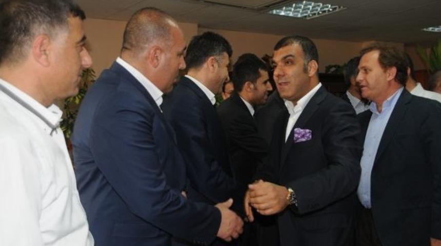 Tusiad &Uuml;yesi Tarkan Kadooğlu Cizre Tso Başkanı &Ccedil;ağlı&rsquo;yı Makamında Ziyaret Etti