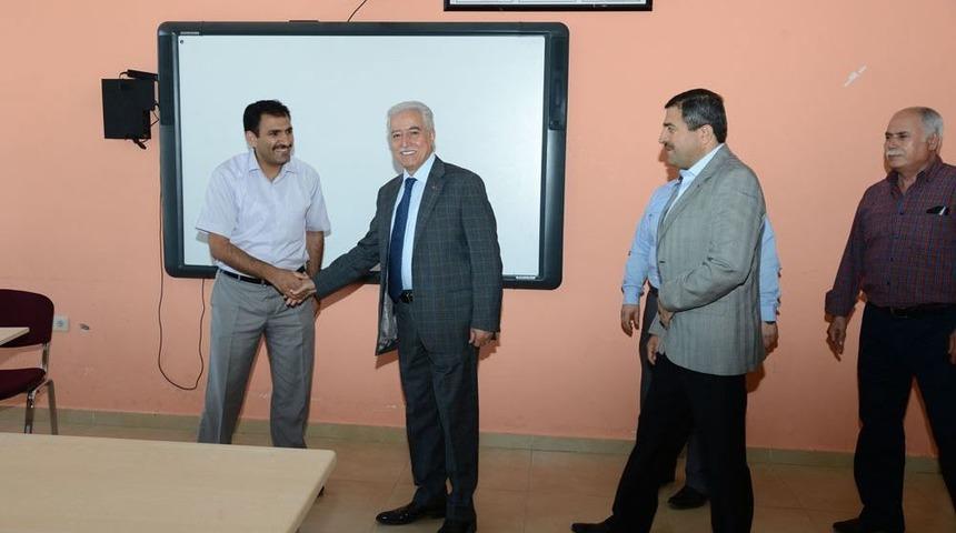 Zihni Aldırmaz, Bur&ccedil; Okulları'nı Ziyaret Etti