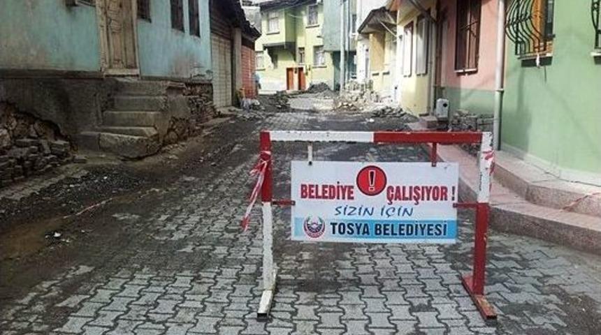 Tosya Belediyesi Parke Çalışmalarına Devam Ediyor