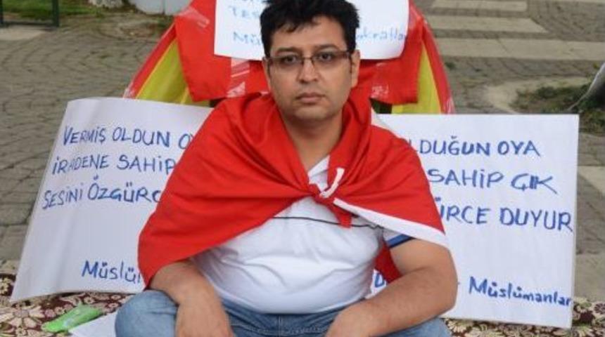 Gezi Parkı Olaylarına Tepki I&ccedil;in Oturma Eylemi Başlattı