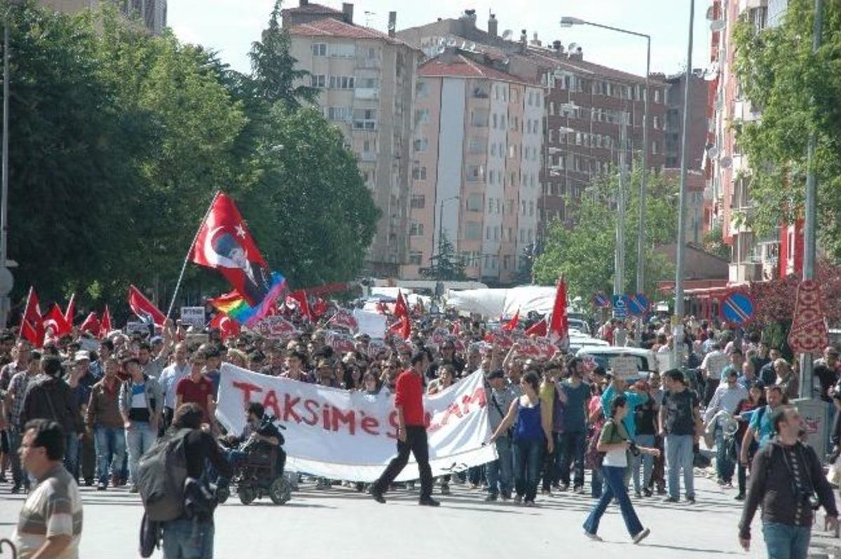 Eskişehir&rsquo;de 'gezi' Protestosu