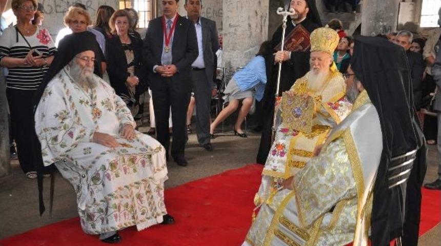 Fener Rum Patriği Bartholomeos Niğde'de Ayin Y&ouml;netti