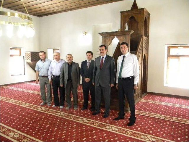 Restorasyonu Tamamlanan Karpuzlu &Ccedil;arşı Cami İbadete A&ccedil;ıldı 2