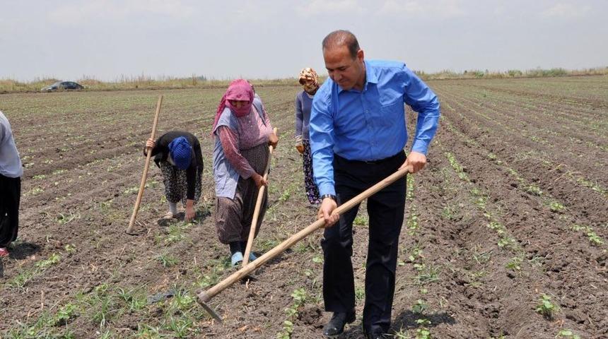Başkan S&ouml;zl&uuml; Iş&ccedil;ilerle &Ccedil;apa Yaptı