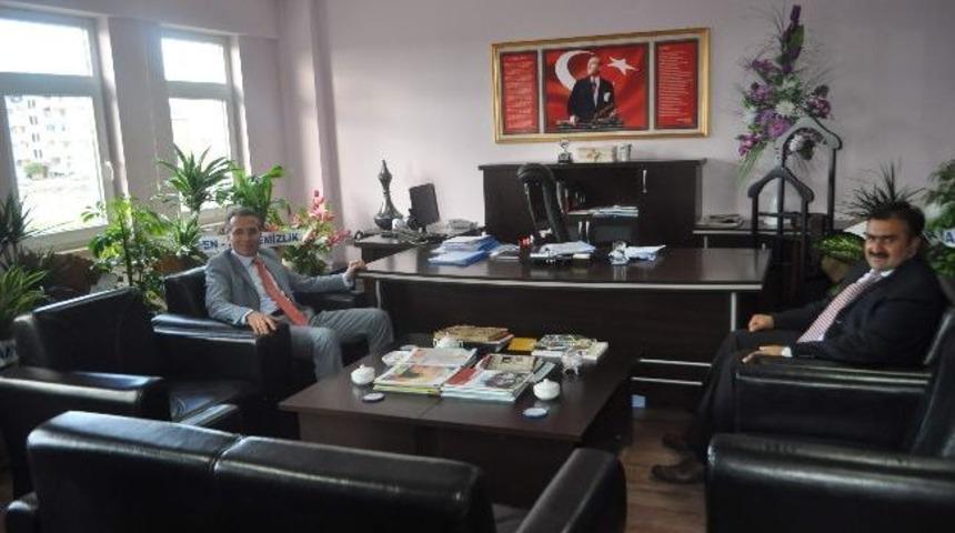 Emniyet İl M&uuml;d&uuml;r&uuml; Yurdakul&rsquo;dan Şinasi Erol&rsquo;a Ziyaret